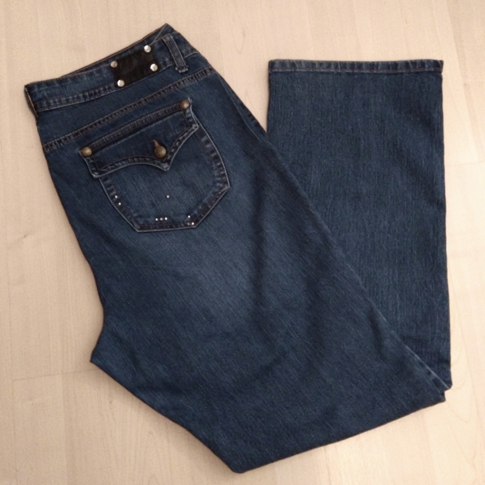 Style & Co Premium Jeans with Embellishment size 16 - Picture 4 of 4
